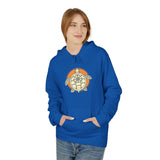 White and Orange Comic Book Art Sea Turtle Hoodie - 5 Colors