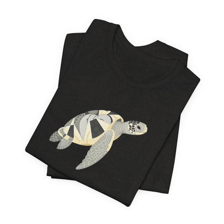 White and Gray Collage Sea Turtle Tee - 6 colors