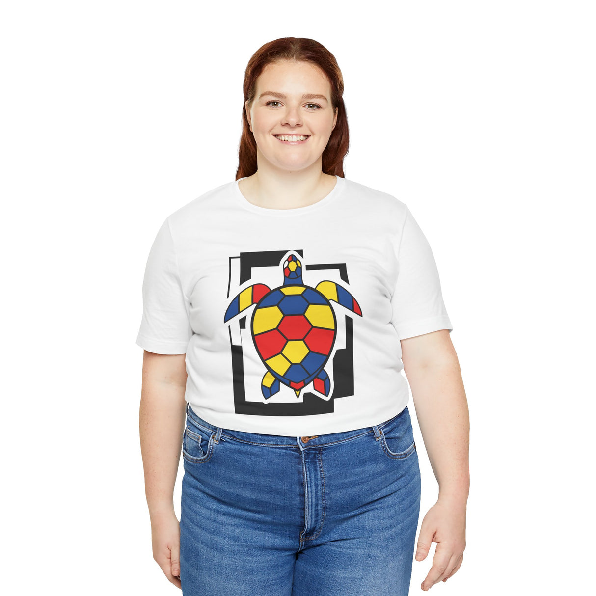 Bauhaus  Red Blue Yellow Sea Turtle Graphic Tee - 6 Colors