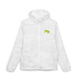 Colorful Halftone Sea Turtle Icon Unisex Full-Zip Windbreaker Jacket - 3 colors