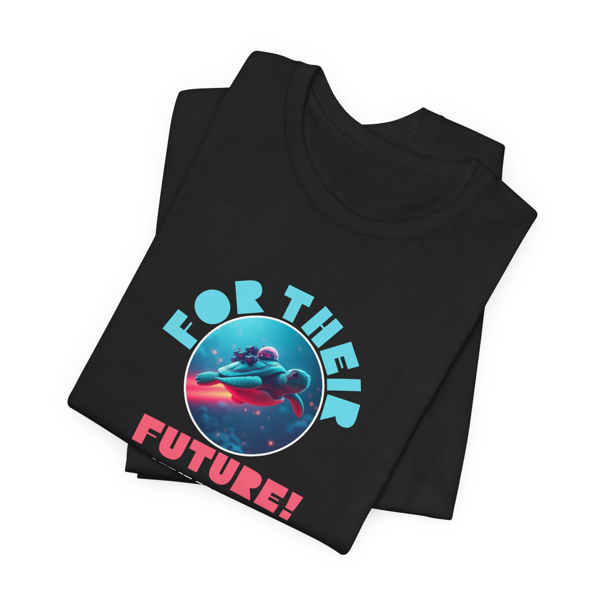 For The Future Space Sea Turtle Tee - 5 Colors Dark