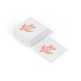 Orange Tropical SeaTurtle-Themed Cocktail Napkins