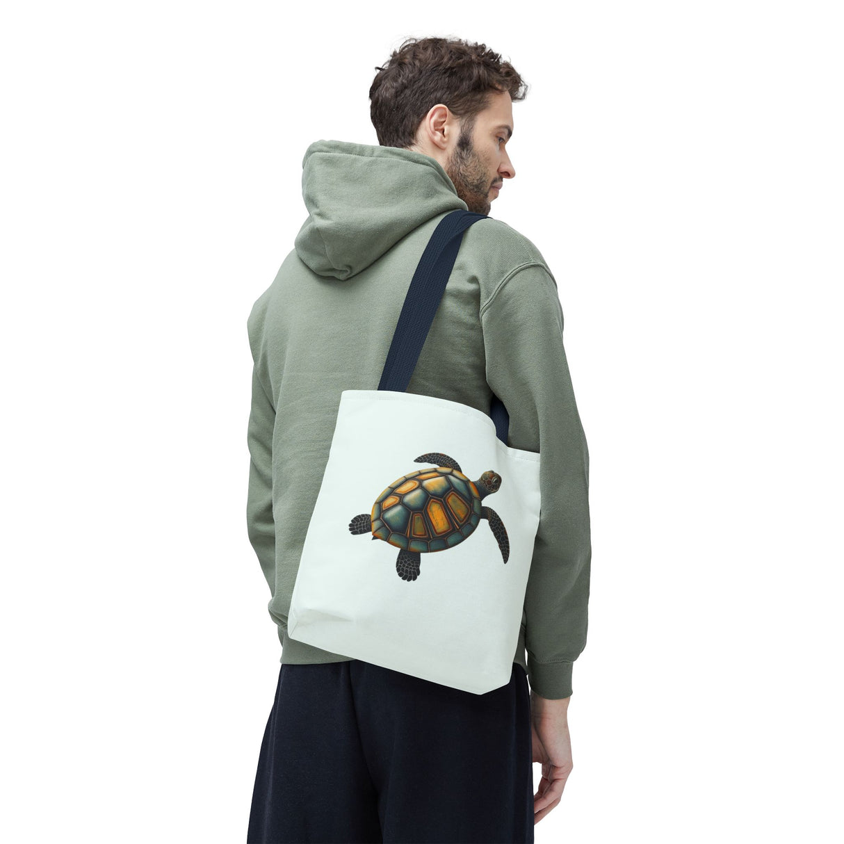 Oil Art Sea Turtle Tote Bag - 3 sizes