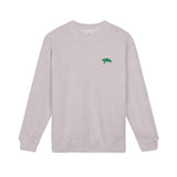Unisex Green Sea Turtle Embroidered Crewneck Sweatshirt - 4 colors