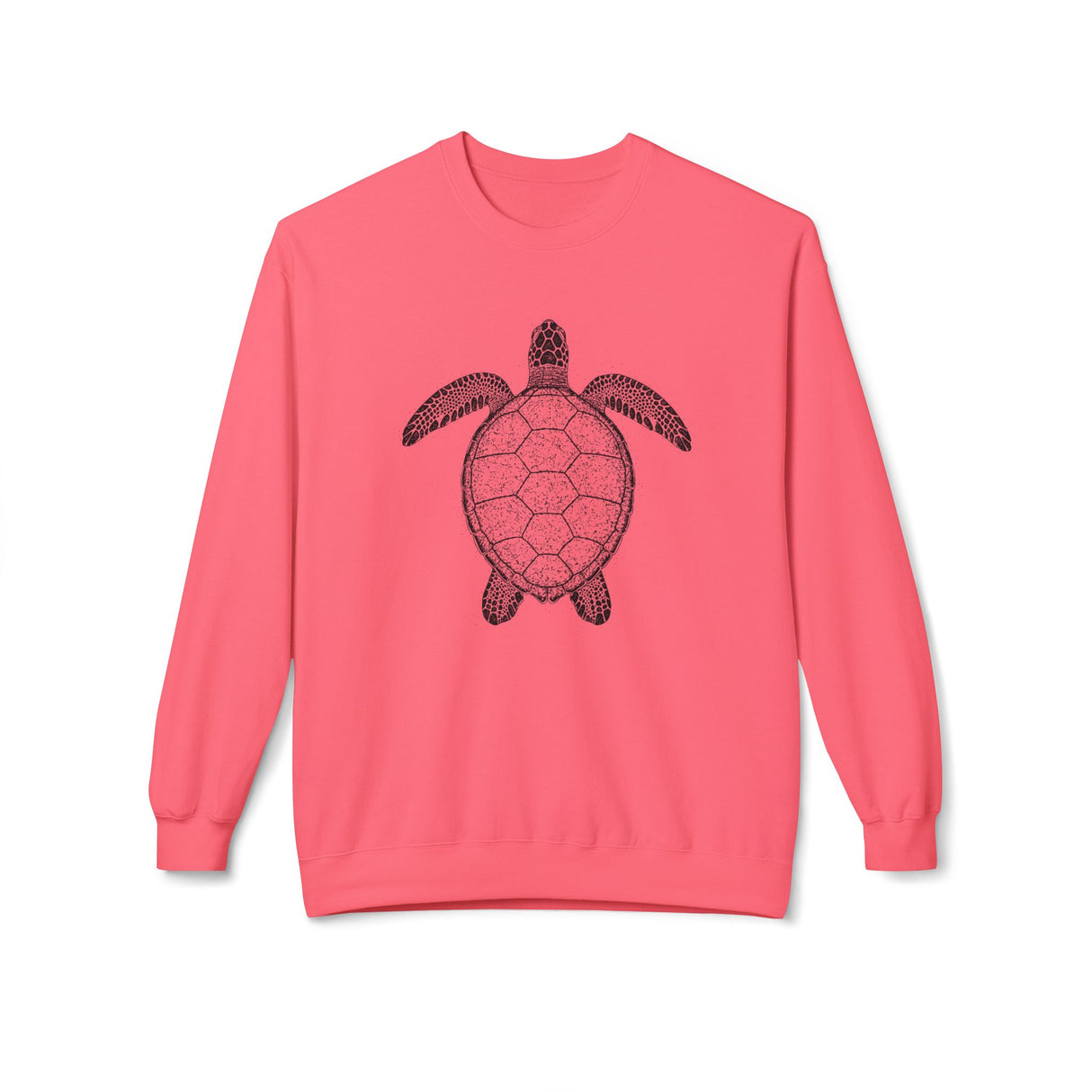 Black Intricate Sea Turtle Sweatshirt - 7 colors