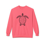 Black Intricate Sea Turtle Sweatshirt - 7 colors