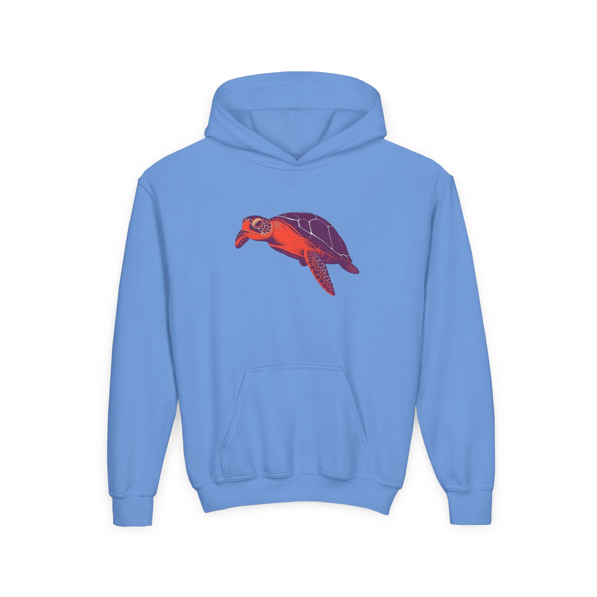 Youth Purple and Orange Sea Turtle Hoodie - 4 Colors