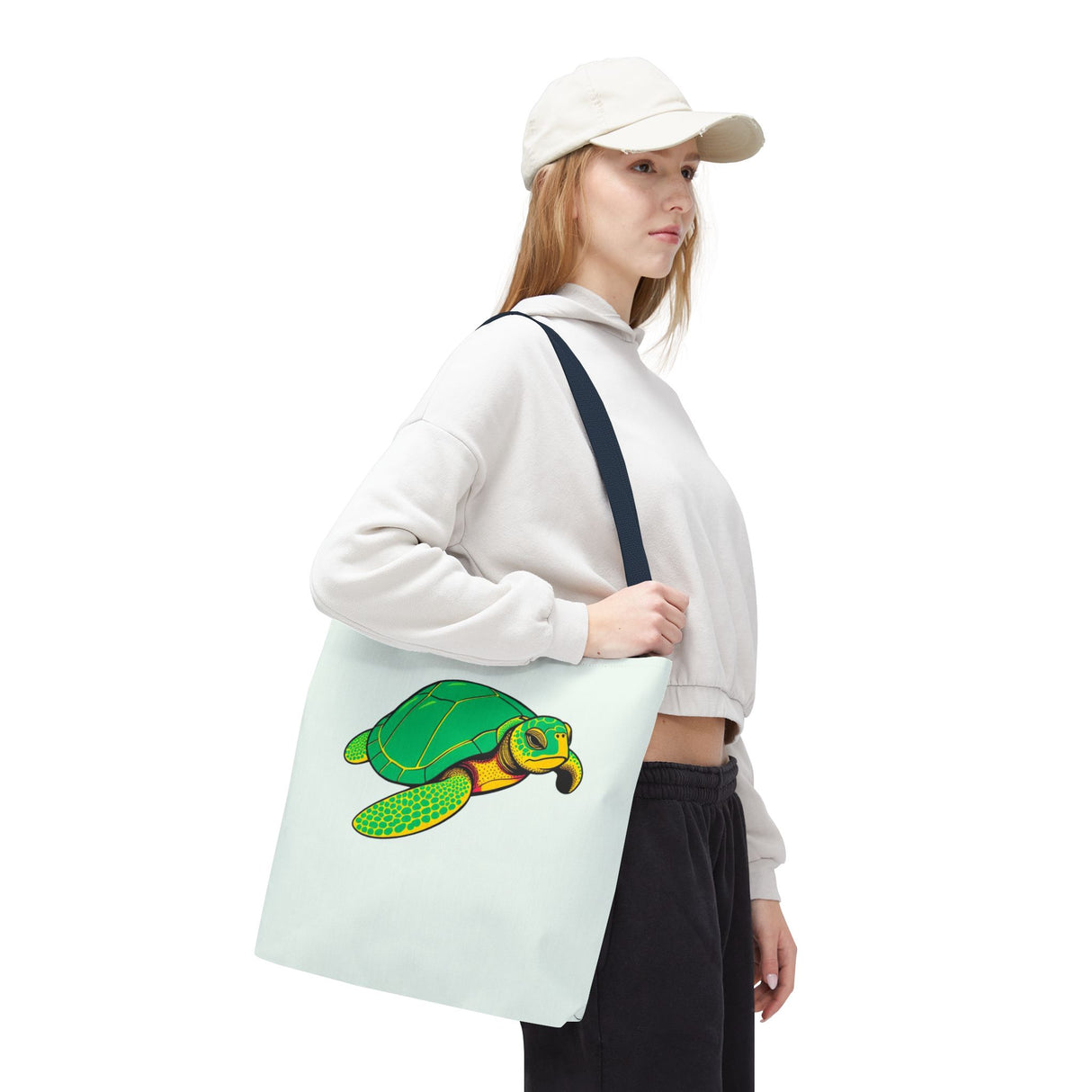 Comic Art Sea Turtle Tote Bag - 3 sizes