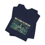 Keep It Dark Flat Safe Ink Art Sea Turtle Tee - 5 Colors Dark