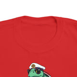 Toddler Cartoon Sailor Sea Turtle Tee - 10 colors