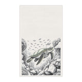 Floating Sea Turtle Tea Towel (cotton, poly)