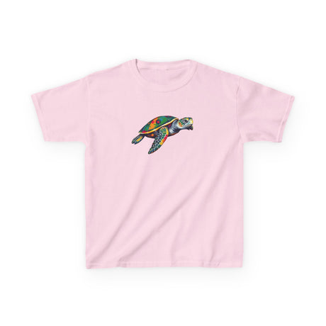 Kids Cute Paint Splat Sea Turtle Tee - 6 colors