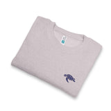 Unisex Blue Sea Turtle Embroidered Crewneck Sweatshirt - 4 colors