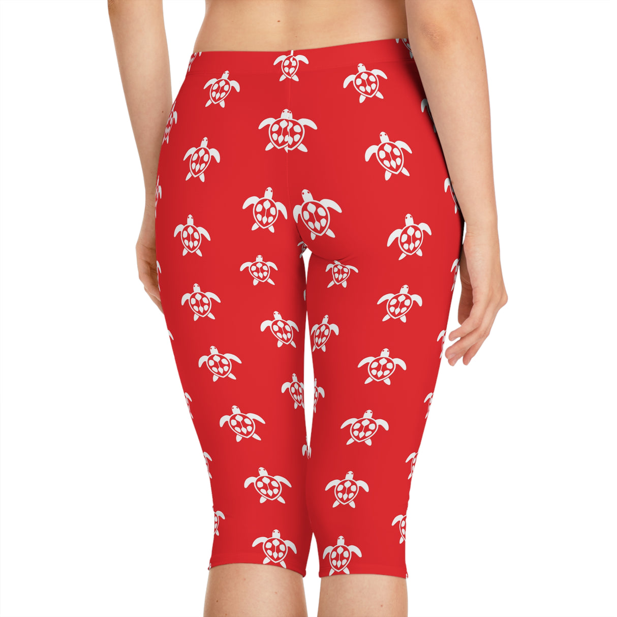 Red Sea Turtle Capri Leggings