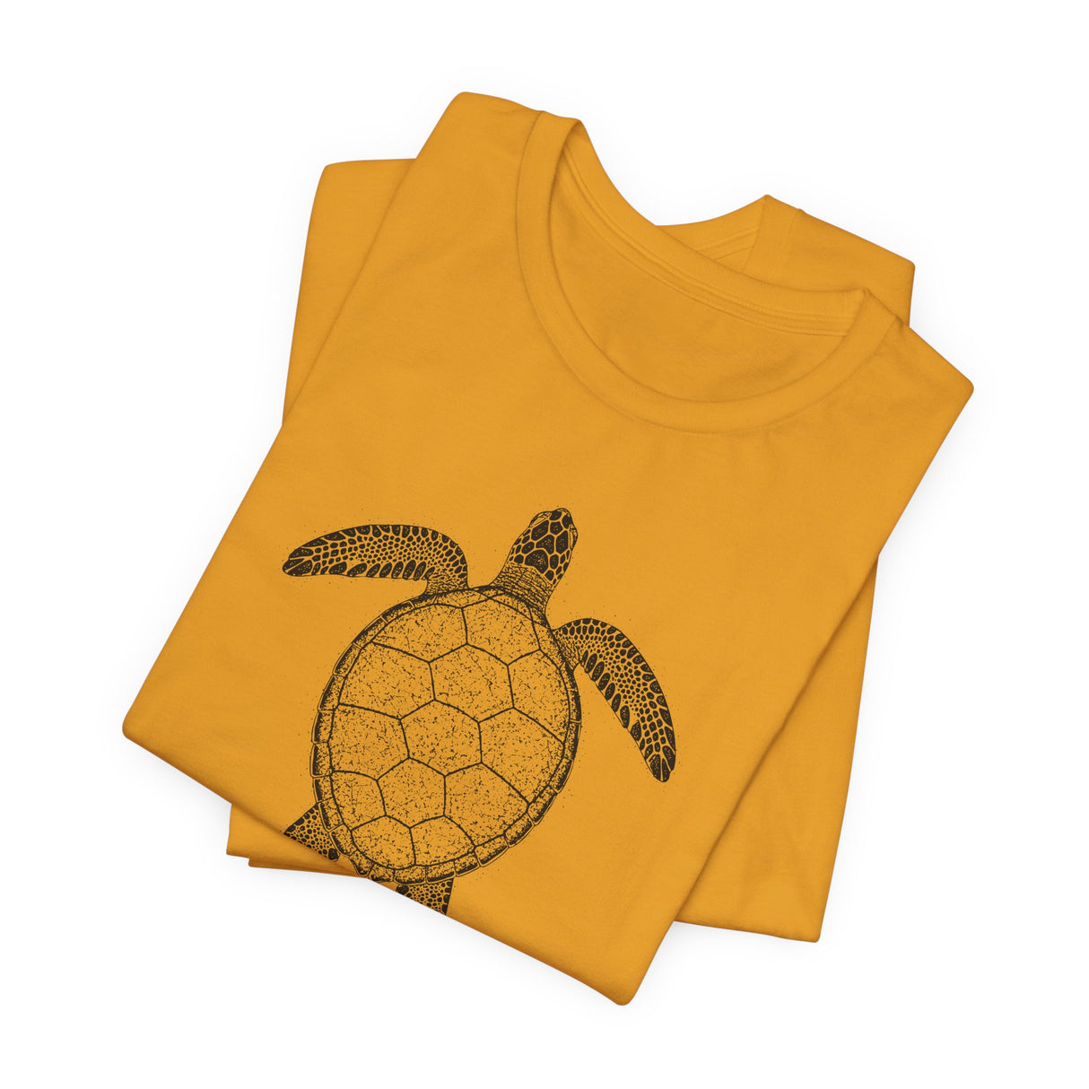 Intricate Black Ink Sea Turtle Graphic Tee - 7 Colors