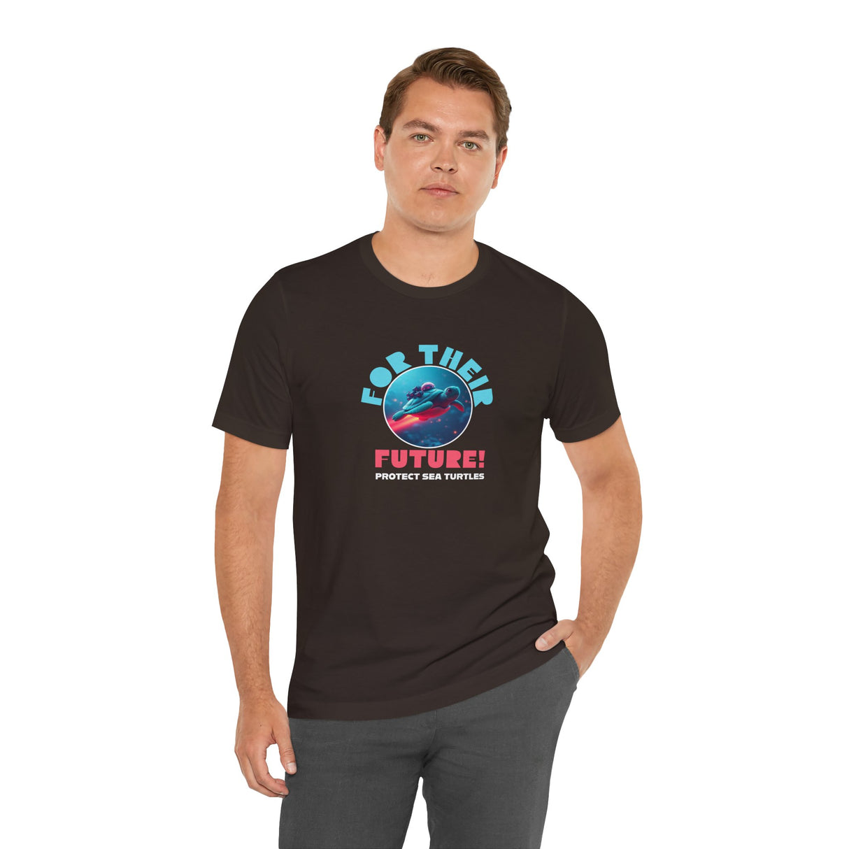 For The Future Space Sea Turtle Tee - 5 Colors Dark