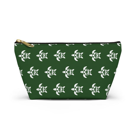 Green Sea Turtle Print Accessory Pouch