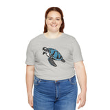 Blue Comic Print Sea Turtle Graphic Tee - 7 Colors