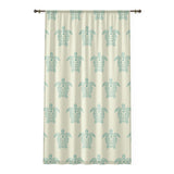Sea Turtle Tropical Pattern Window Curtain