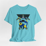 Bauhaus Blue Yellow Black Sea Turtle Graphic Tee - 5 Colors