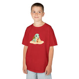 Kids Cute Baby Sea Turtle Sand Castle Cartoon Tee - 8 colors