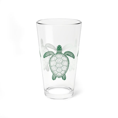 Intricate Green Sea Turtle 16oz Drinkware