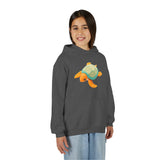 Youth Orange and Teal Sea Turtle Hoodie - 6 Colors
