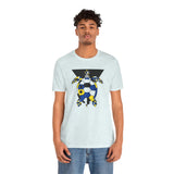 Bauhaus Blue Yellow Black Sea Turtle Graphic Tee - 5 Colors