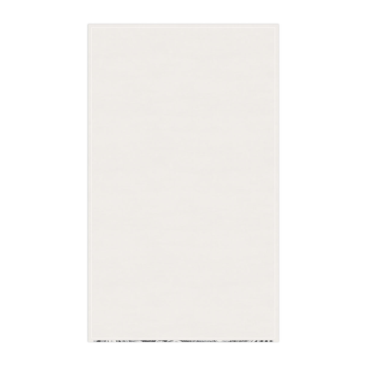 Black n White Sea Turtle Tea Towel (cotton, poly)