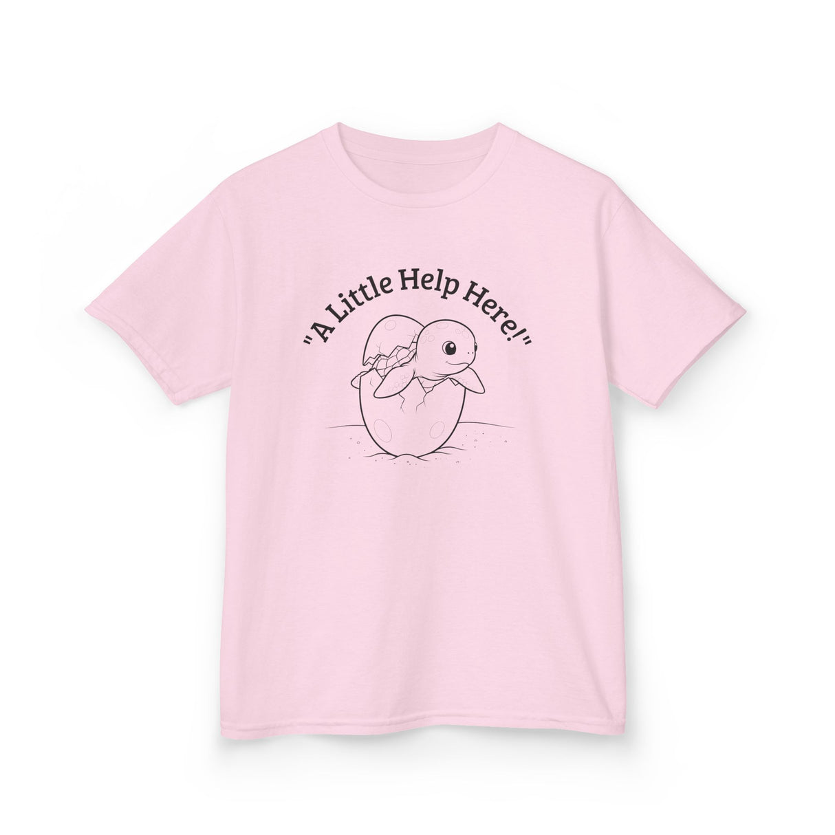 Kids Cute Baby Sea Turtle Hatching Cartoon Tee, Kids T-Shirt, Sea Turtle Apparel, Animal Lover Shirt, Children's Clothing