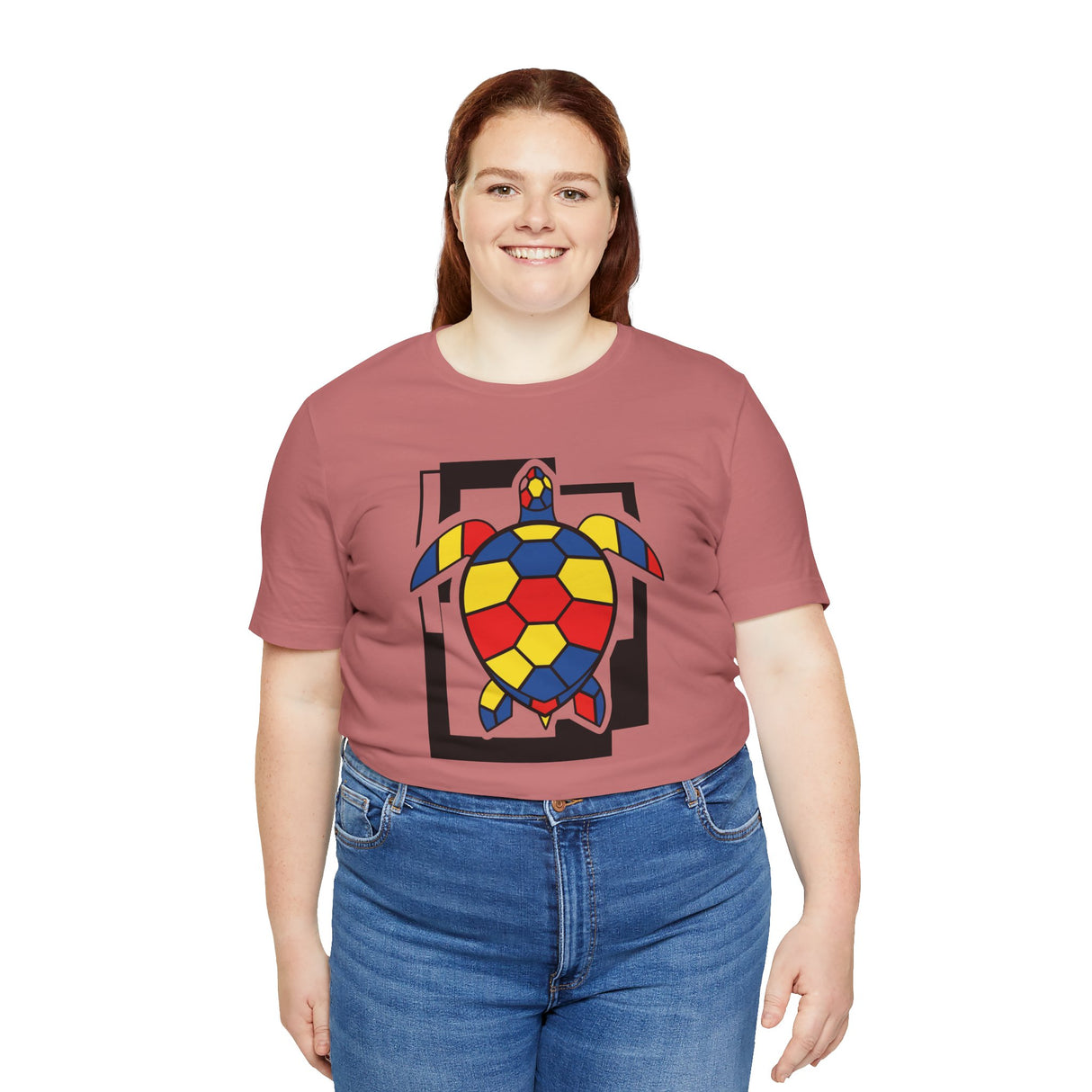 Bauhaus  Red Blue Yellow Sea Turtle Graphic Tee - 6 Colors