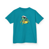 Kids Cute Baby Sea Turtle Sailor Cartoon Tee - 7 colors