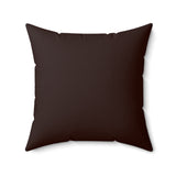 Brown Sea Turtle Pillow, Faux Suede Pillow - 4 sizes