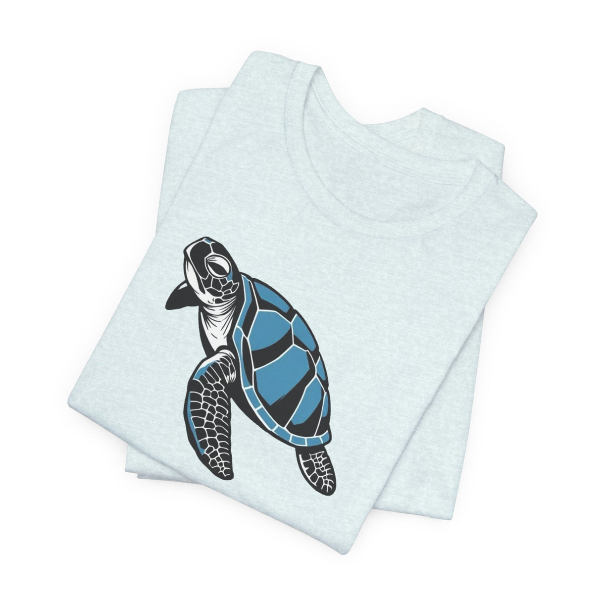 Blue Comic Print Sea Turtle Graphic Tee - 7 Colors