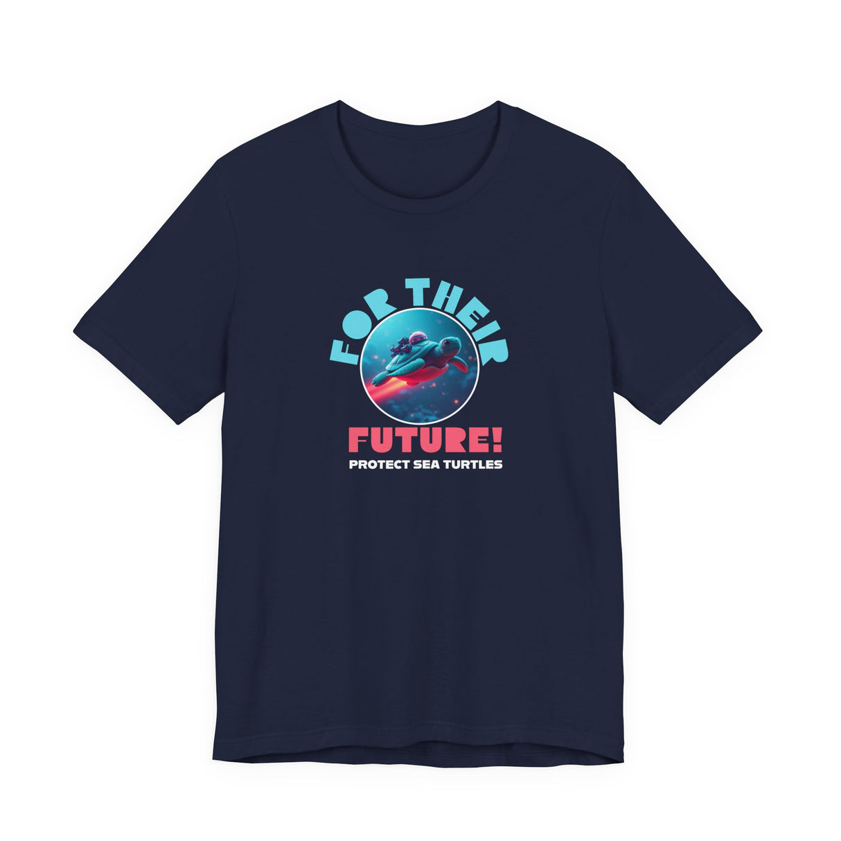 For The Future Space Sea Turtle Tee - 5 Colors Dark