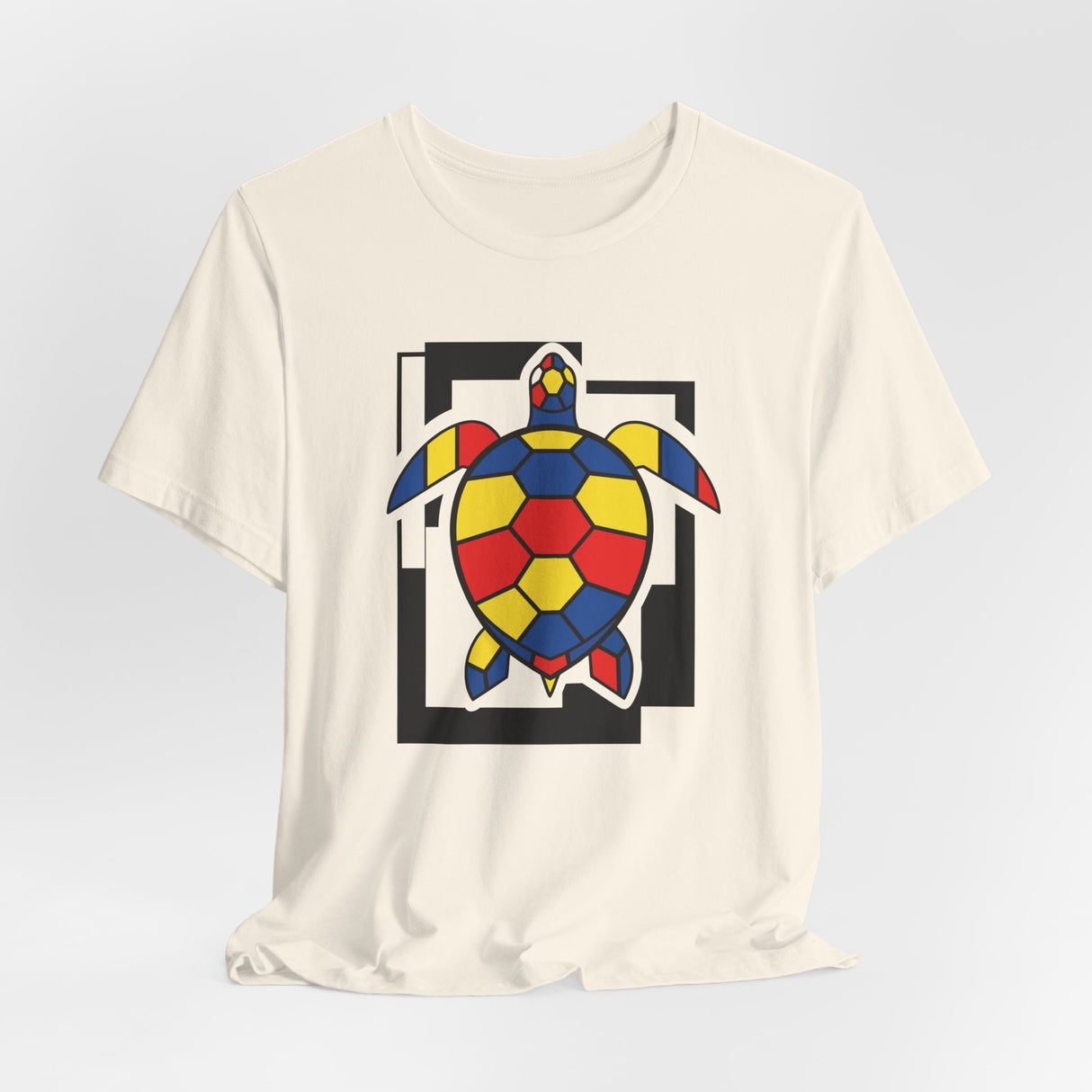 Bauhaus  Red Blue Yellow Sea Turtle Graphic Tee - 6 Colors