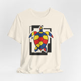 Bauhaus  Red Blue Yellow Sea Turtle Graphic Tee - 6 Colors
