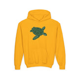 Youth Gliding Green Sea Turtle Hoodie - 4 Colors