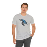 Blue Comic Print Sea Turtle Graphic Tee - 7 Colors