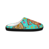 Vibrant Womens Tropical Print Sea Turtle Print Indoor Slippers