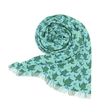 Light Blue and Green Sea Turtles Light Scarf