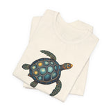 Oil Paint Green and Blue Sea Turtle Graphic Tee - 6 Colors