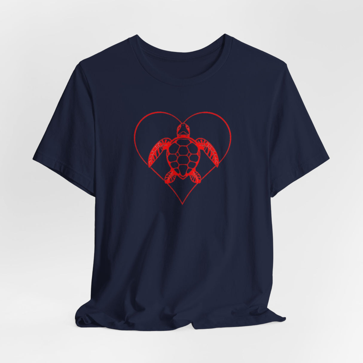 Red Heart Sea Turtle Graphic Tee - 8 Colors