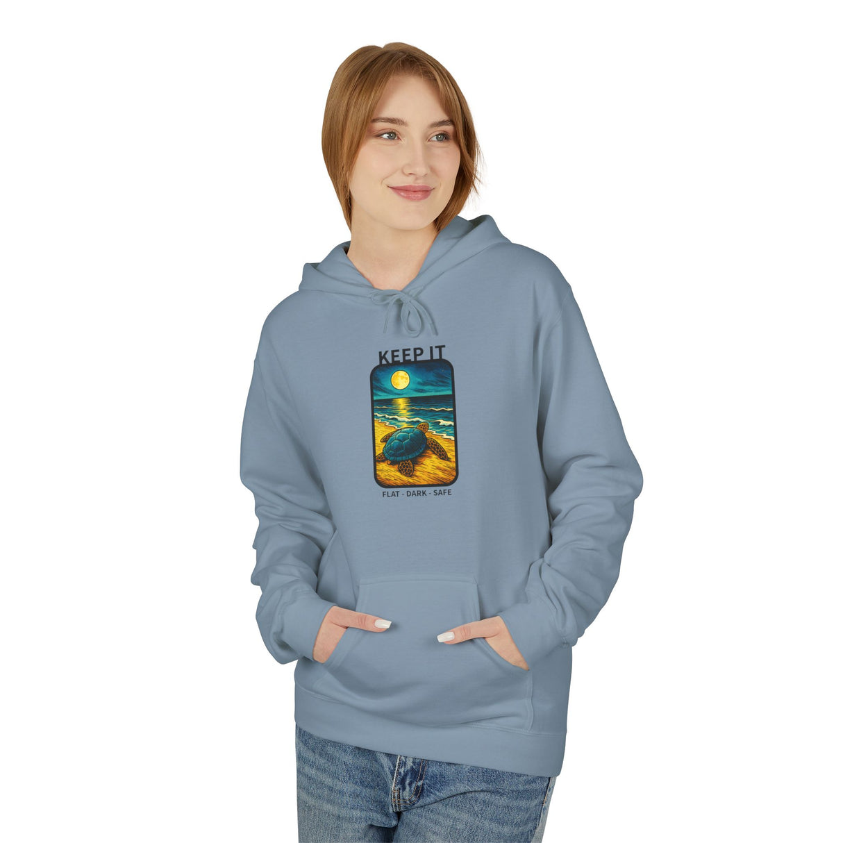 Keep It Flat Dark Safe Sea Turtle Hoodie - 7 Colors