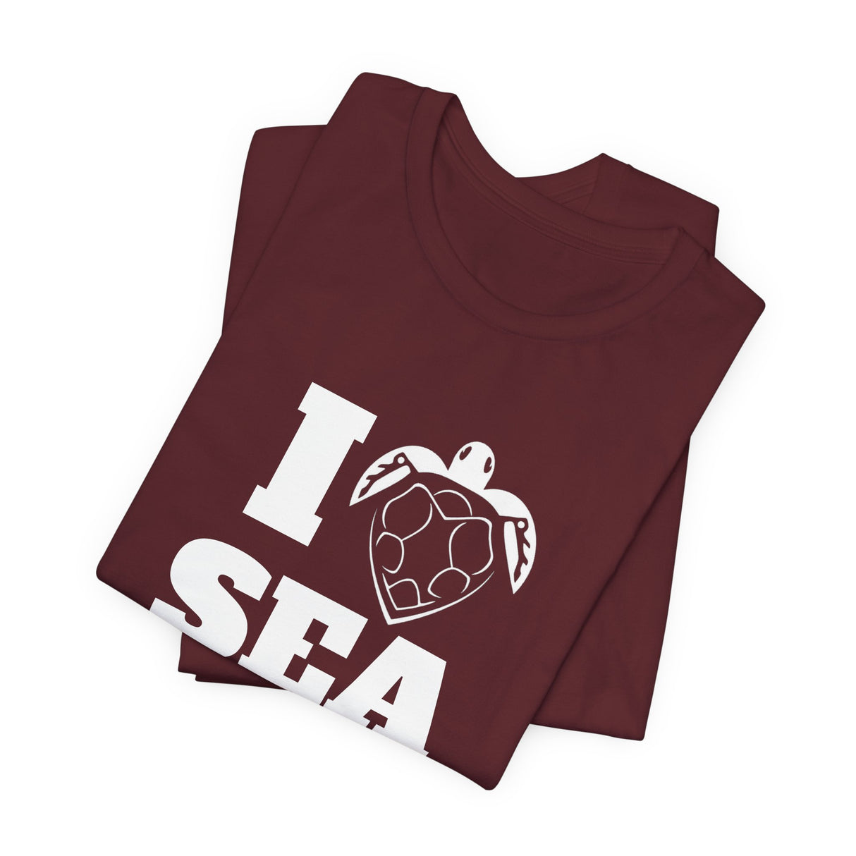 I Heart Sea Turtles White Ink Graphic Tee - 7 Colors