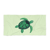 Green Sea Turtle Beach Towel