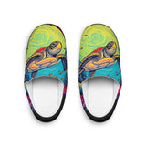 Mens Psychedelic SeaTurtle Slippers