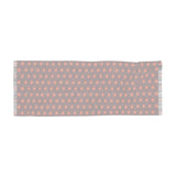 Burgundy and Orange Sea Turtles Light Scarf