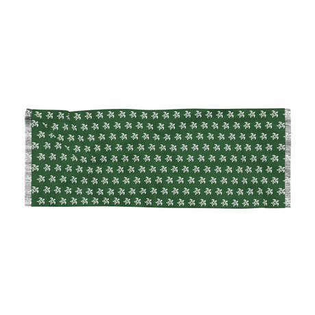 Green and White Sea Turtles Light Scarf