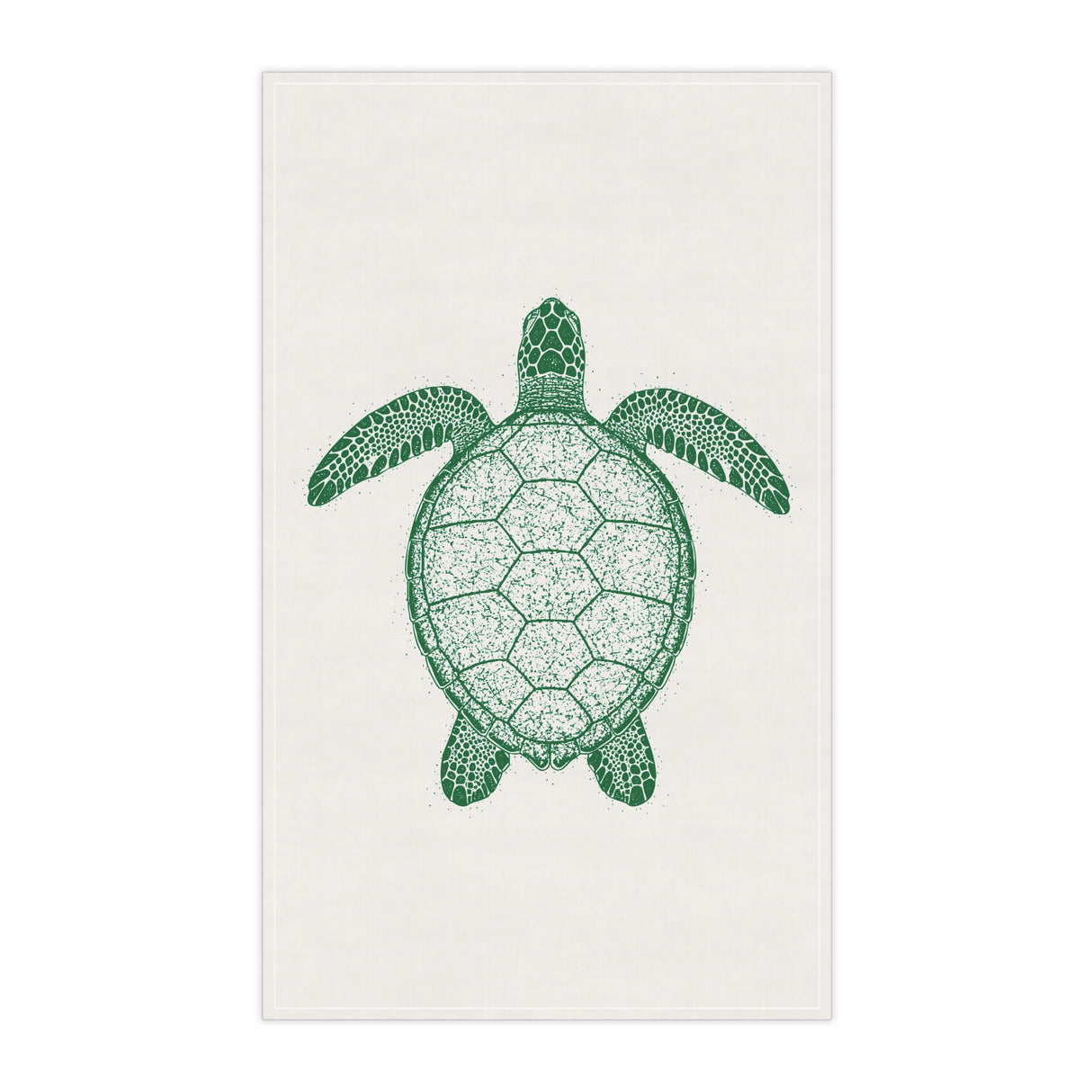 Copy of Black n White Sea Turtle Tea Towel (cotton, poly)